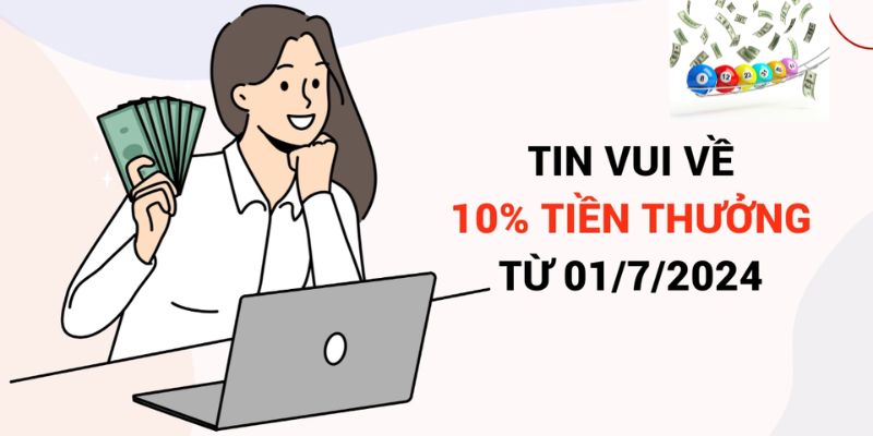 10% tiền thưởng hoàn trả hàng tuần hấp dẫn